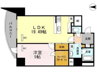 Blancasa 久屋大通【12階】の間取り