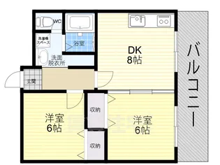 メゾンそれいゆ【201号室】の間取り