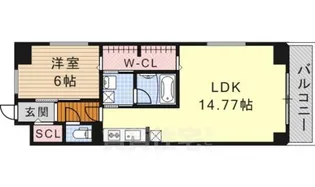 名駅南サクセスⅧ【10階】の間取り