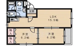 ジュリアララ【3階】の間取り