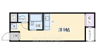 バース山川【3階】の間取り