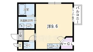 ハイツ西村【2階】の間取り