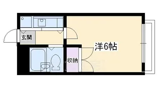 セラヴィ清水五条【2階】の間取り