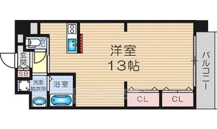 グレース元今里【8階】の間取り