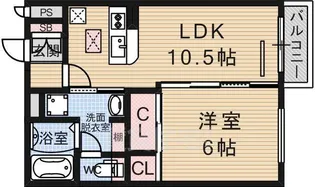 インテグラルフラッツ【1階】の間取り
