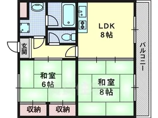弥生マンション【3階】の間取り