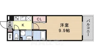リシュドール鶴舞公園【7階】の間取り