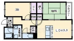 レジディア太秦【2階】の間取り