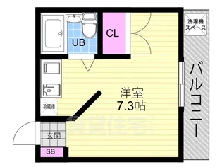 1Rの間取り画像