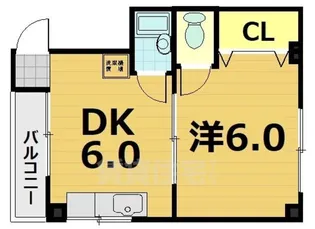 神泉ハイツ【3階】の間取り