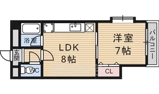 イッツアイランド【5階】の間取り