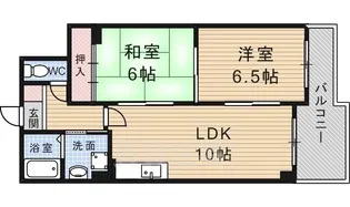 エスポワール桃栄【2階】の間取り