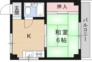 ハイツ横山【3階】の間取り