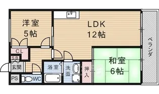 サンフォーレスト【1階】の間取り
