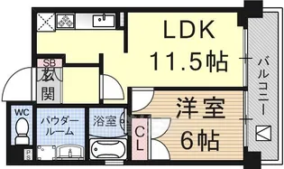 イーグルコート三条京阪【2階】の間取り