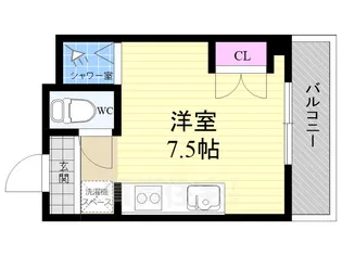 エスポワール里西【2階】の間取り