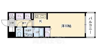 レジーナ錦小路【2階】の間取り