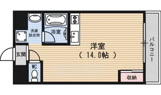 ヴァルズビル【7階】の間取り