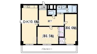 ヴェルドミール【3階】の間取り