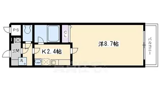 ビレイユ真英七条本町【4階】の間取り