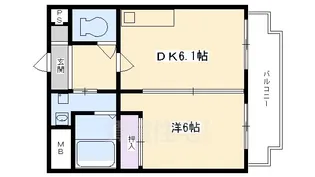 ヴィラージュK【2階】の間取り