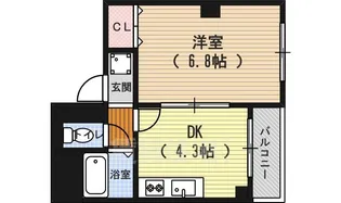 ホワイトクレステ【5階】の間取り