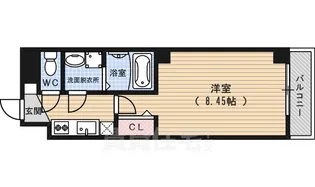 グランシティレジデンス京都駅前【6階】の間取り
