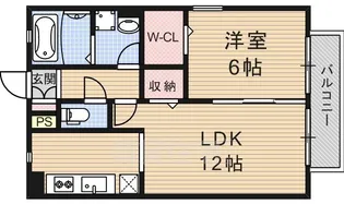 グランパルク【2階】の間取り