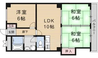 ステーションパレス京都【1階】の間取り