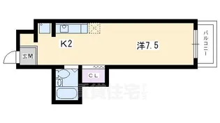 大杉マンション(旧:大杉ビル)【3階】の間取り