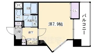 プレサンス京都三条大橋雅殿【2階】の間取り