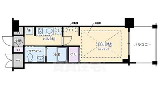エステムプラザ京都三条大橋【2階】の間取り