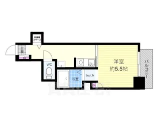 ライオンズマンション東洞院【3階】の間取り