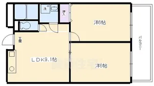 明光苑【2階】の間取り