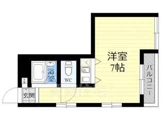 クリーンリビング四条大宮【9階】の間取り