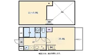 ロフティ智恵光院南【2階】の間取り