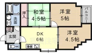 ハウスオブローゼ3【4階】の間取り