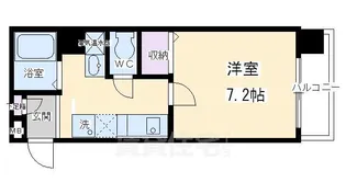 ティムール九条【6階】の間取り