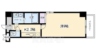 ビレイユ真英烏丸五条【6階】の間取り
