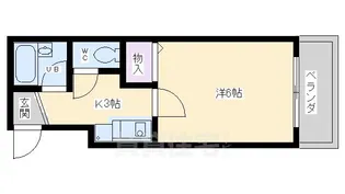 ジュマール下鴨【1階】の間取り