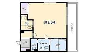 PARK SIDE 秀泉【1階】の間取り