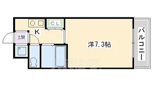 パンセ堀川【7階】の間取り