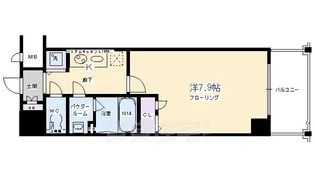 アスヴェル京都東寺前【5階】の間取り