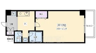 メディナ丹波口【7階】の間取り