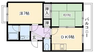 ピアレス千本【3階】の間取り