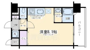 ラナップスクエア京都鴨川【2階】の間取り