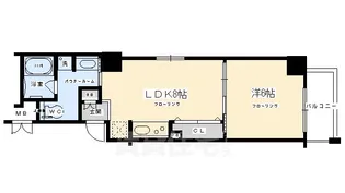 「エステムコート京都駅前KOTO」【3階】の間取り