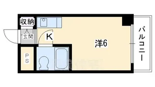 第28長栄 四条SKハイツ【5階】の間取り