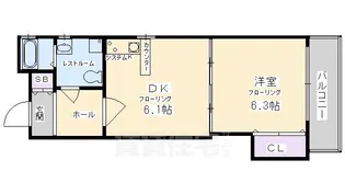 K’z ALLAY【5階】の間取り