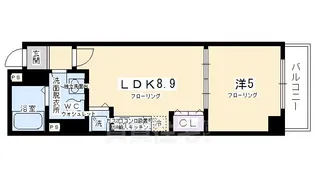 More七条(モア)【4階】の間取り